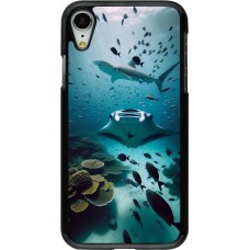 iPhone XR Case Hülle - Manta Lagune Reinigung
