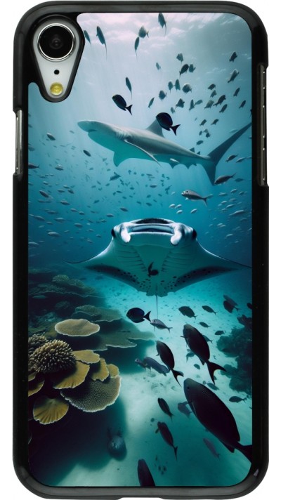 iPhone XR Case Hülle - Manta Lagune Reinigung