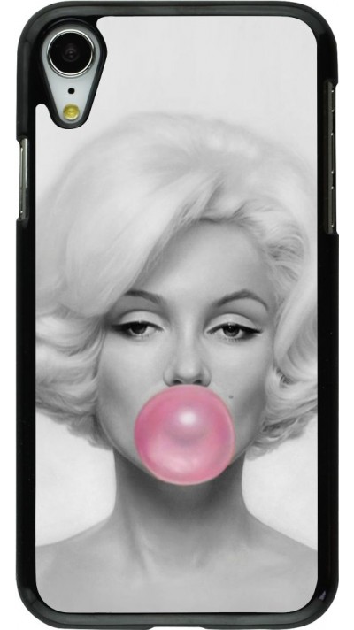 Coque iPhone XR - Marilyn Bubble
