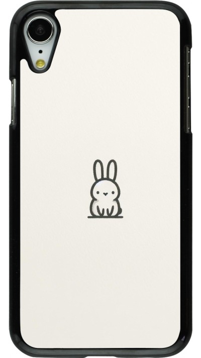 Coque iPhone XR - Minimal bunny cutie