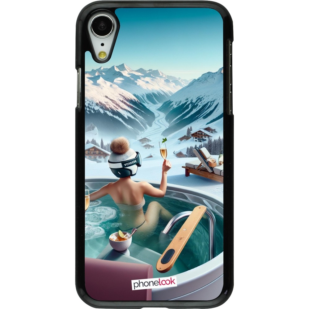 iPhone XR Case Hülle - Berg Glamour Whirlpool