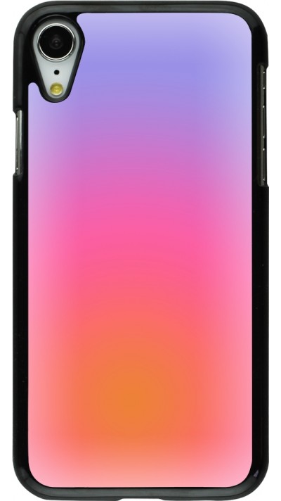 iPhone XR Case Hülle - Orange Pink Blue Gradient