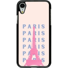 Coque iPhone XR - Paris Pink Print