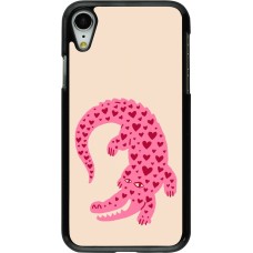 iPhone XR Case Hülle - Pink crocodile 2026