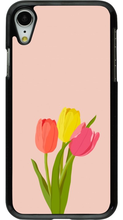 Coque iPhone XR - Spring 23 tulip trio