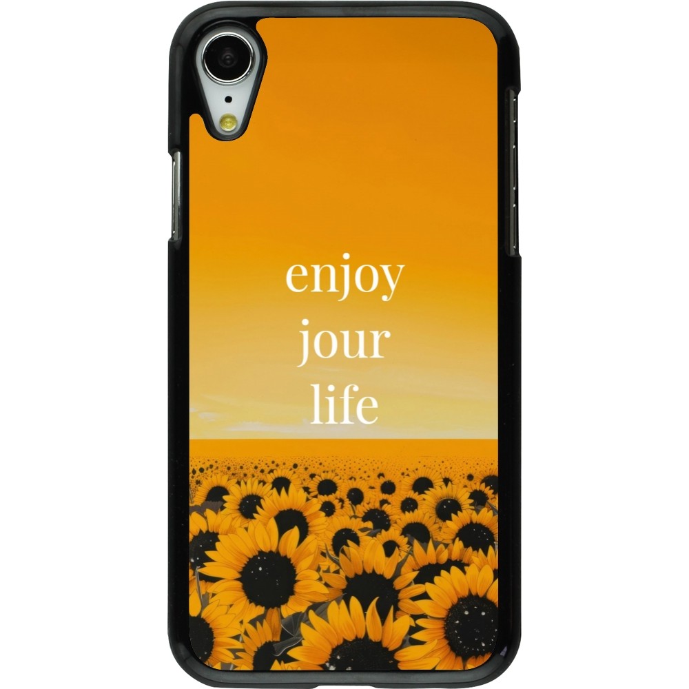 iPhone XR Case Hülle - Summer 2025 Enjoy your life