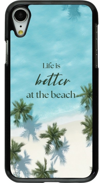 Coque iPhone XR - Summer 2025 Life is better at the beach