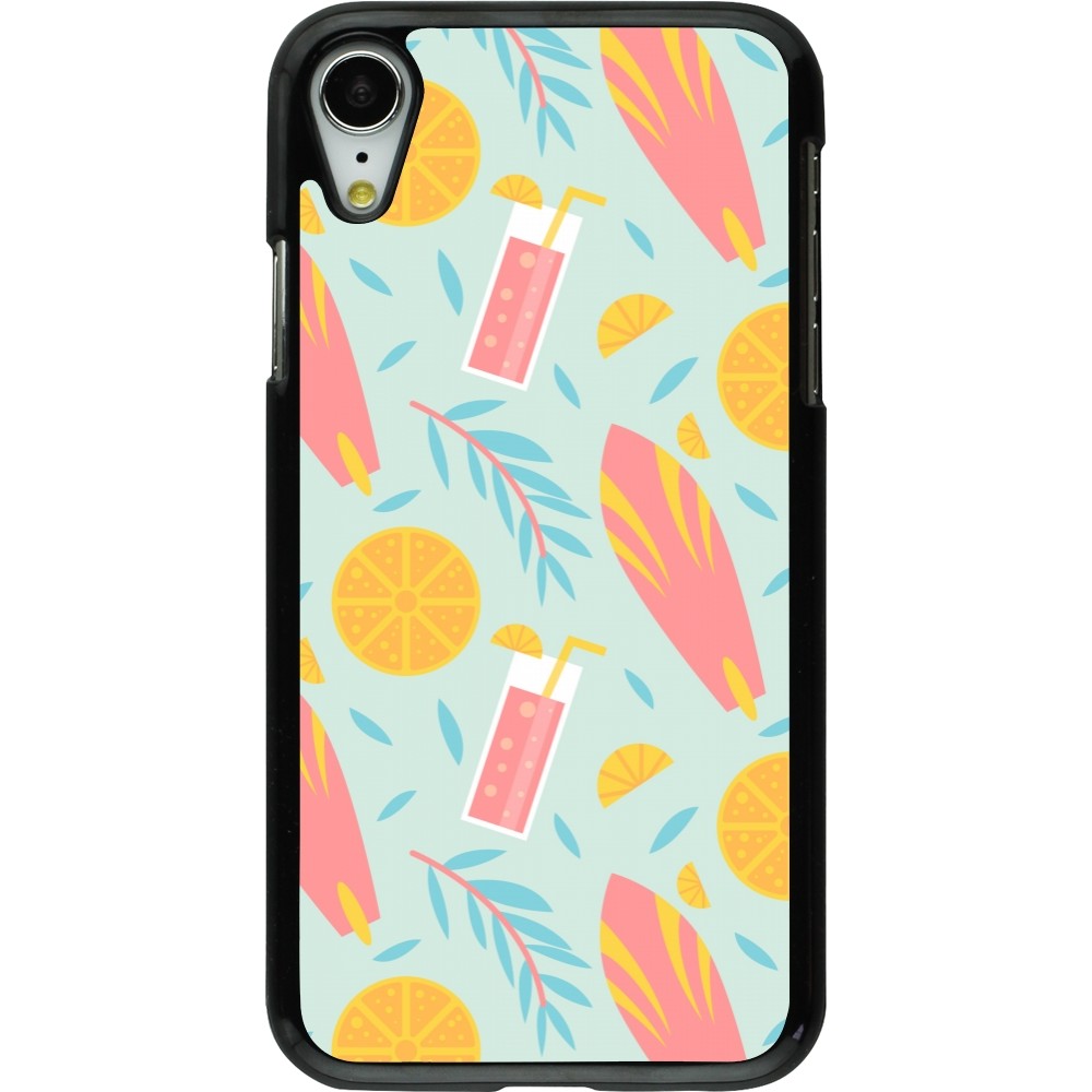 Coque iPhone XR - Summer 2025 Pattern citron