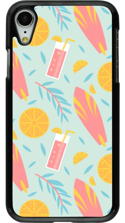 Coque iPhone XR - Summer 2025 Pattern citron