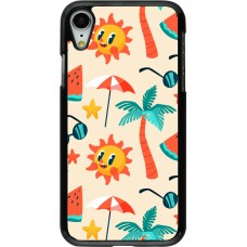 Coque iPhone XR - Summer 2025 Pattern soleil