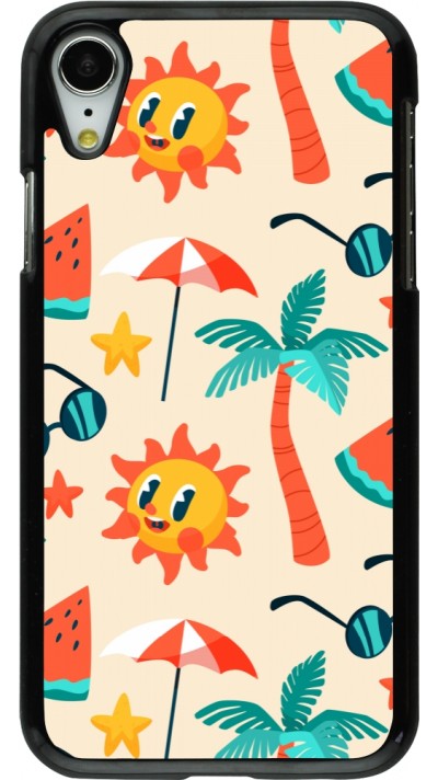 Coque iPhone XR - Summer 2025 Pattern soleil