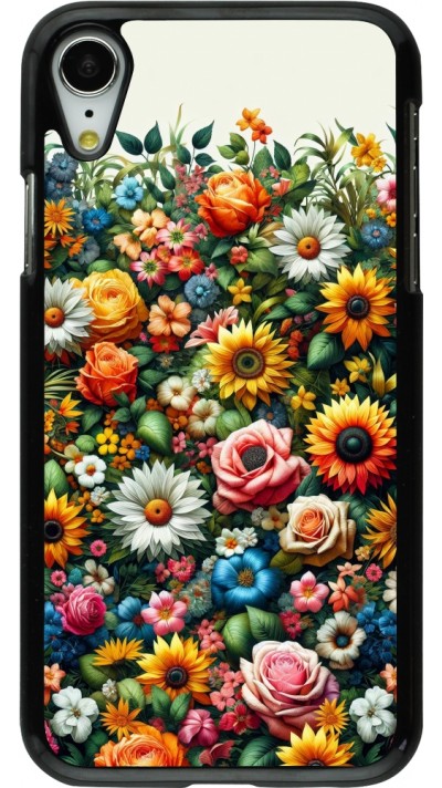 iPhone XR Case Hülle - Sommer Blumenmuster