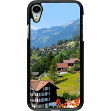 iPhone XR Case Hülle -  Nationalfeiertag Schweiz Landschaft