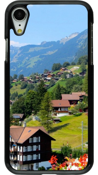 iPhone XR Case Hülle -  Nationalfeiertag Schweiz Landschaft