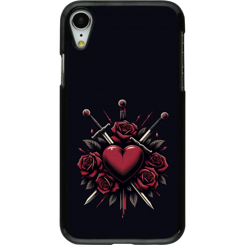 iPhone XR Case Hülle - Valentine 2024 gothic love