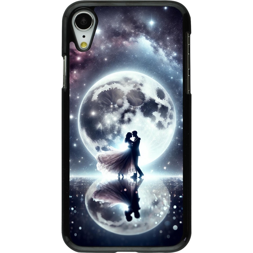 Coque iPhone XR - Valentine 2024 Love under the moon