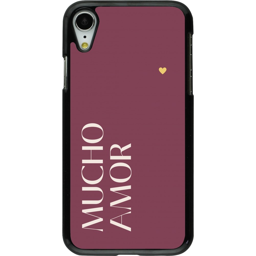 Coque iPhone XR - Valentine 2024 mucho amor rosado