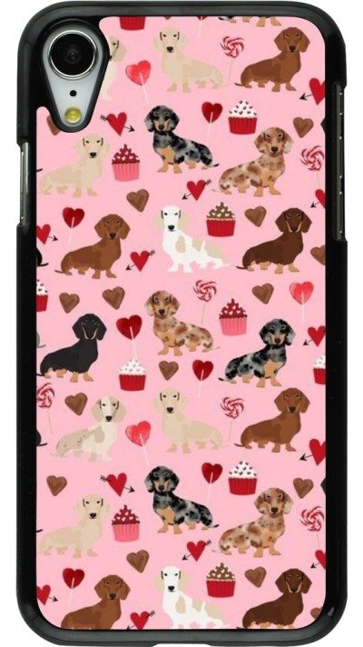 Coque iPhone XR - Valentine 2024 puppy love