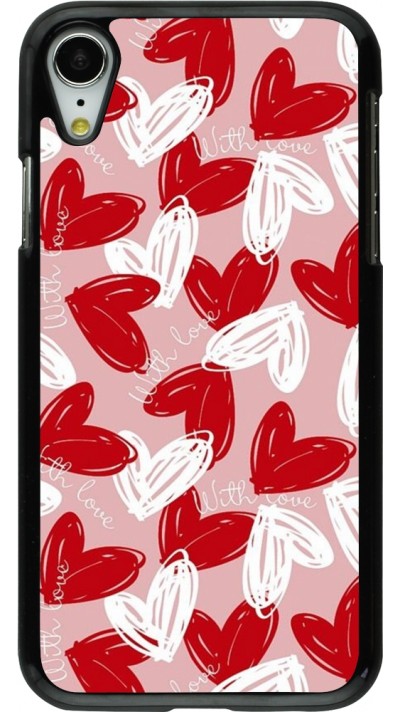 Coque iPhone XR - Valentine 2024 with love heart
