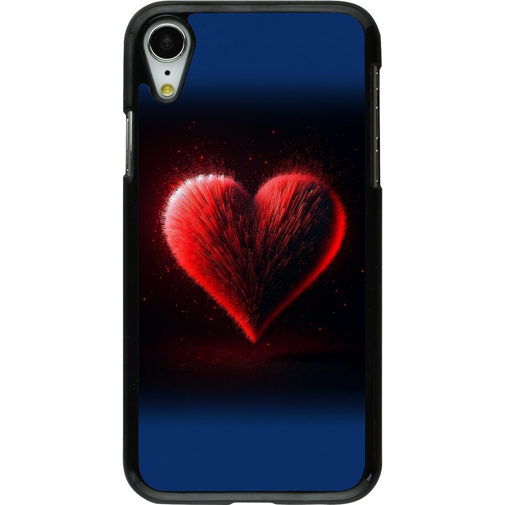 iPhone XR Case Hülle - Valentin 2025 rotes Herz