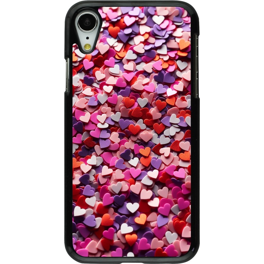 iPhone XR Case Hülle - Valentin 2025 Konfetti