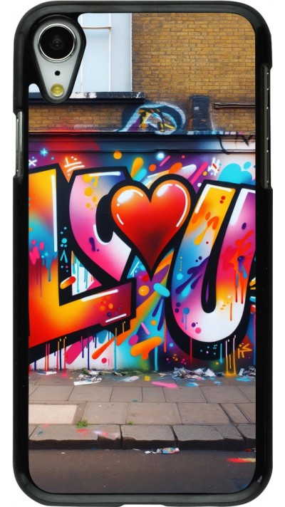 Coque iPhone XR - Valentine 2025 Love U Tag