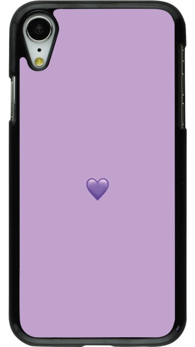 iPhone XR Case Hülle - Valentine 2023 purpule single heart