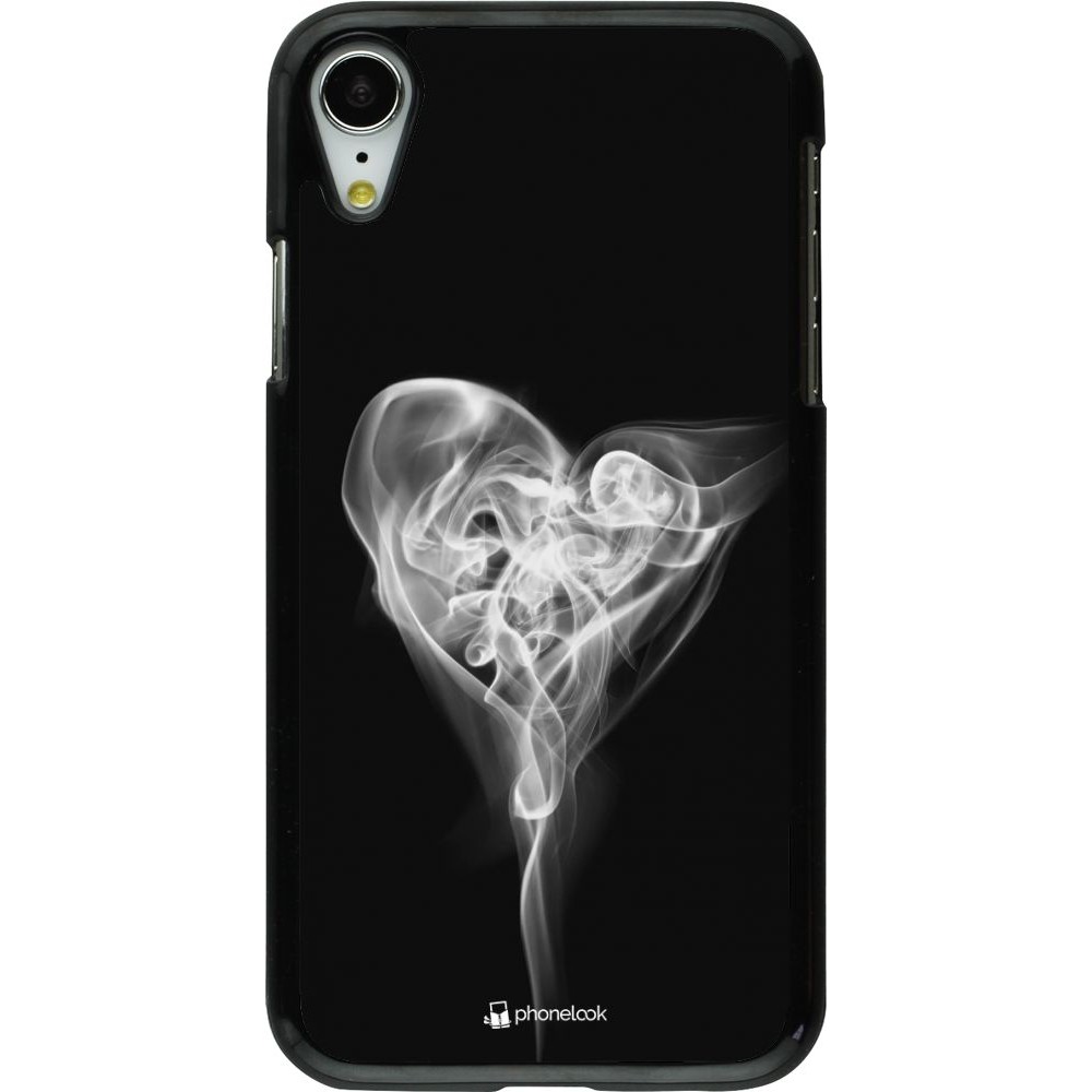 Coque iPhone XR - Valentine 2022 Black Smoke