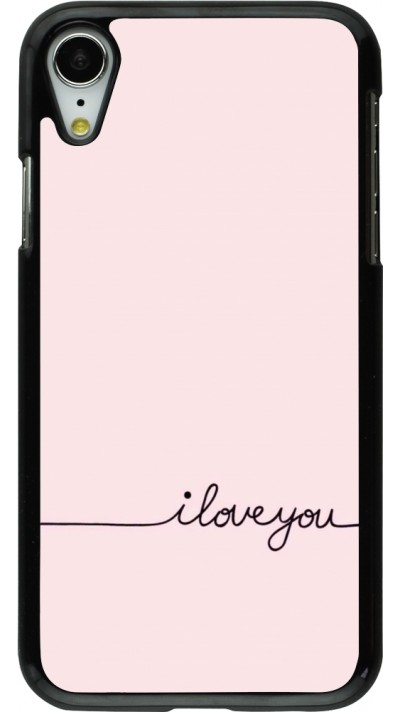 iPhone XR Case Hülle - Valentine 2023 i love you writing