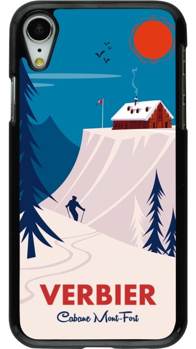 iPhone XR Case Hülle - Verbier Cabane Mont-Fort