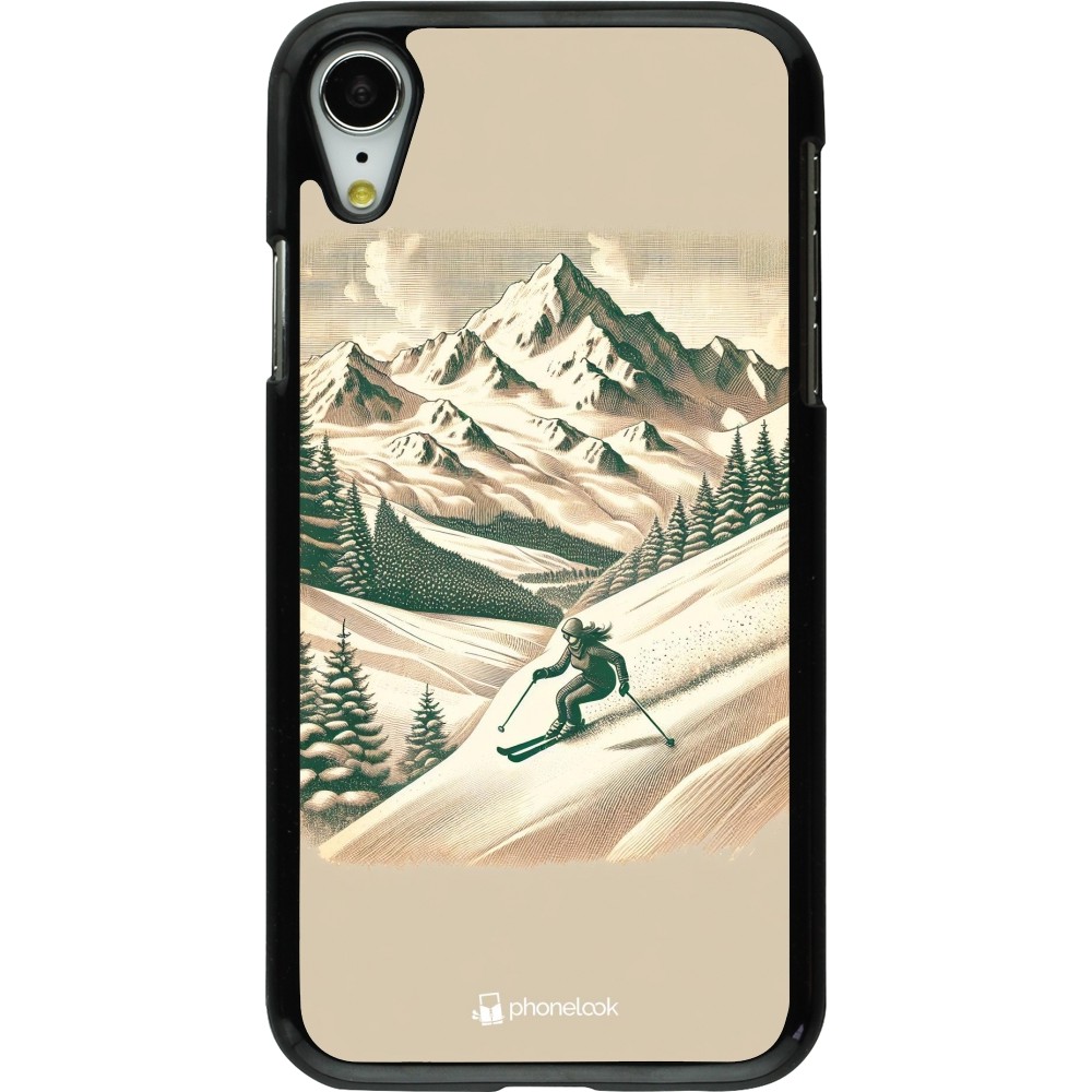 iPhone XR Case Hülle - Vintage Skiberg