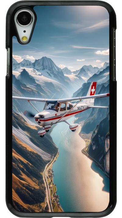 iPhone XR Case Hülle - Schweizer Alpenflug
