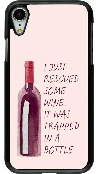 iPhone XR Case Hülle - I just rescued some wine