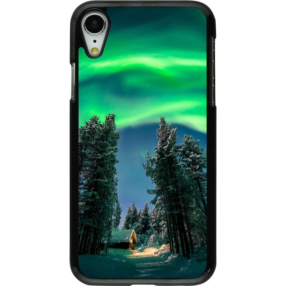 iPhone XR Case Hülle - Winter 22 Northern Lights