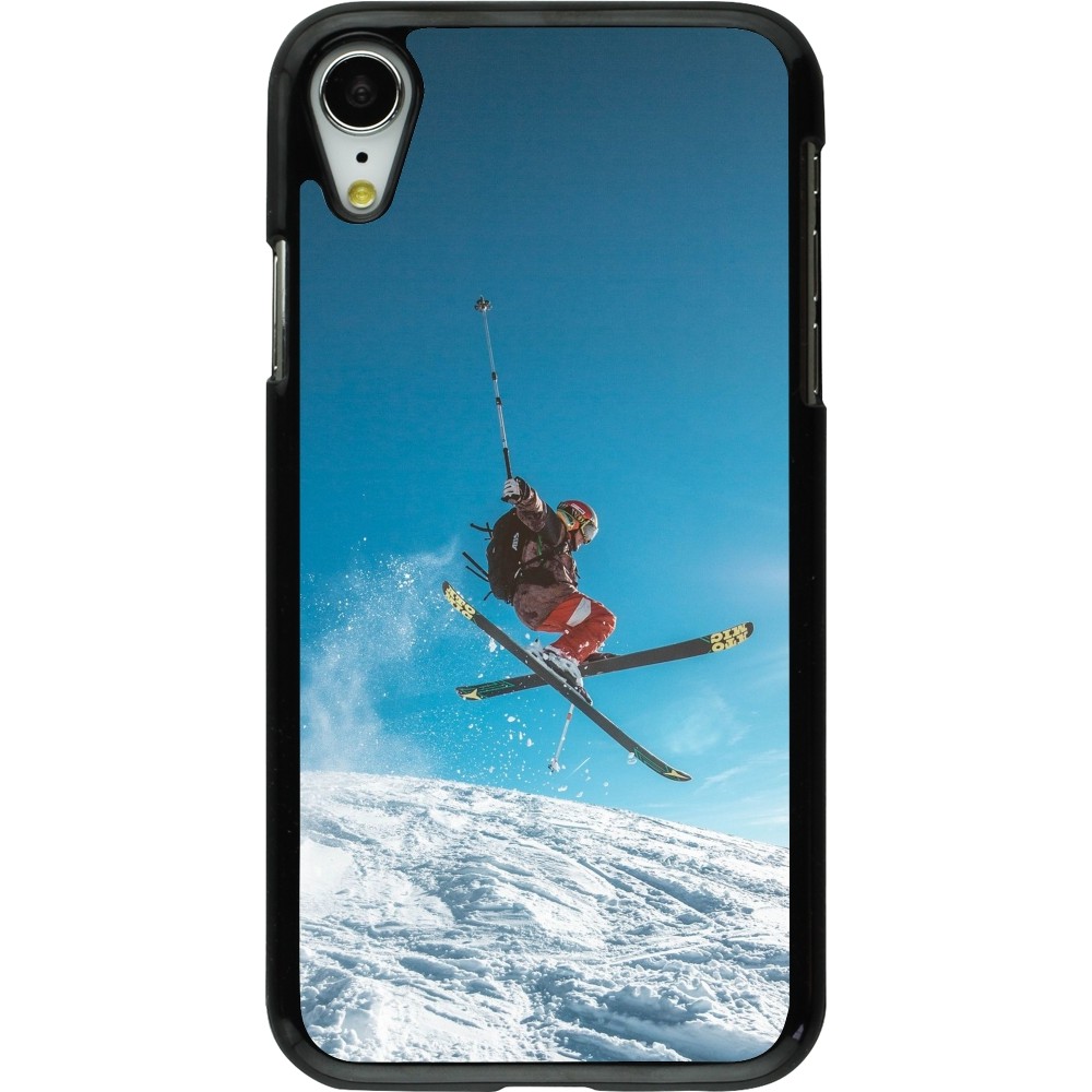 iPhone XR Case Hülle - Winter 22 Ski Jump