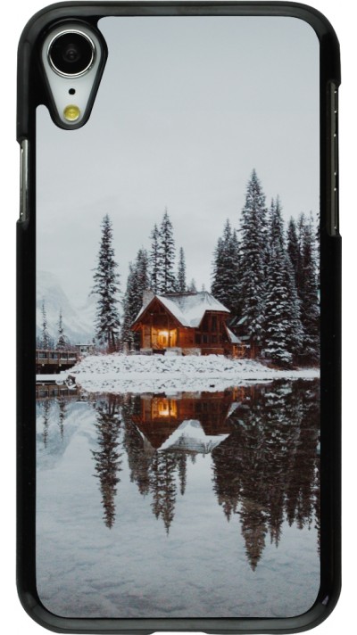 Coque iPhone XR - Winter 25 Winter house forest afternoon
