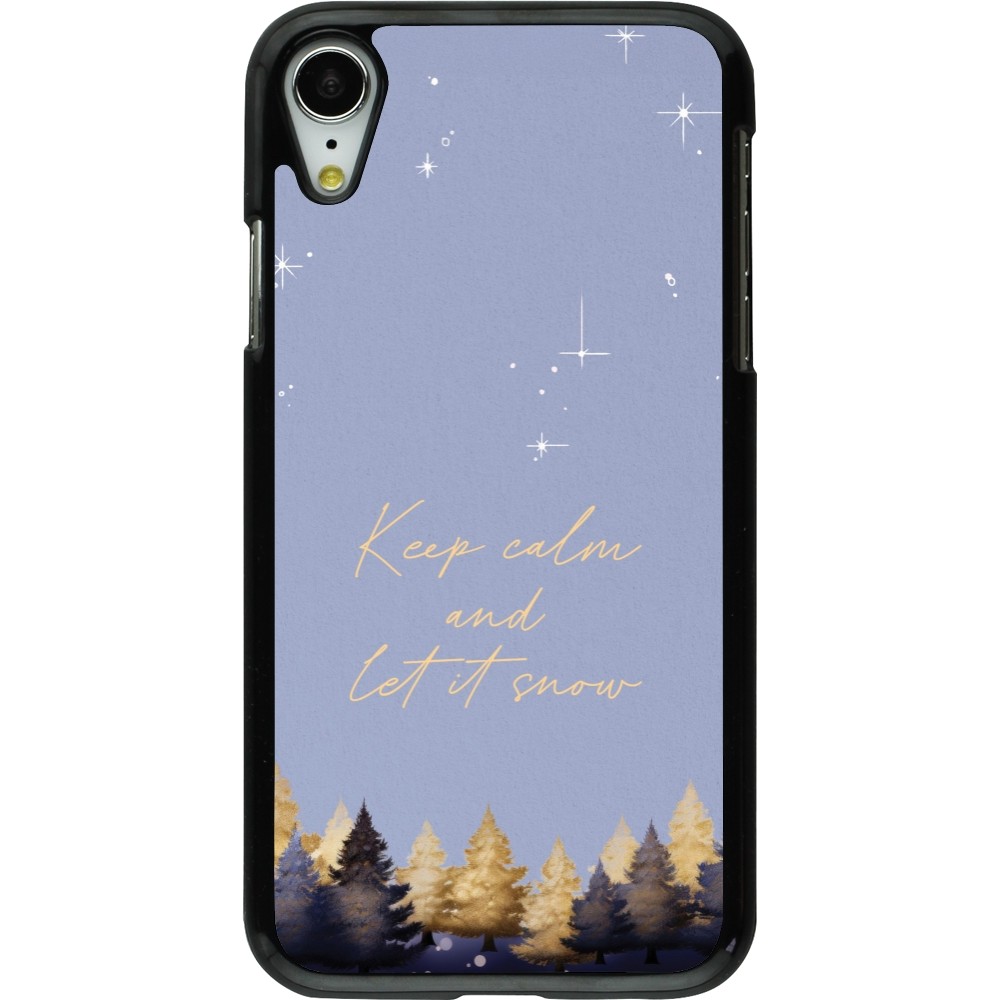 Coque iPhone XR - Winter 25 Winter illustration of trees