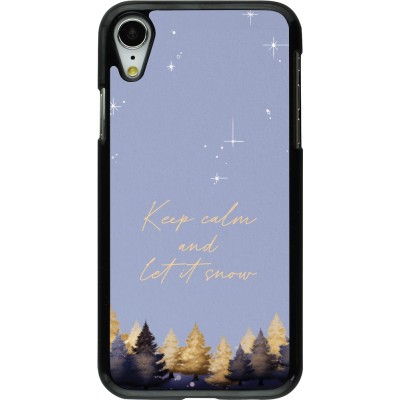 iPhone XR Case Hülle - Winter 25 Winter illustration of trees