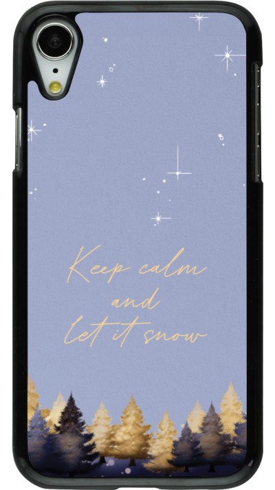 Coque iPhone XR - Winter 25 Winter illustration of trees