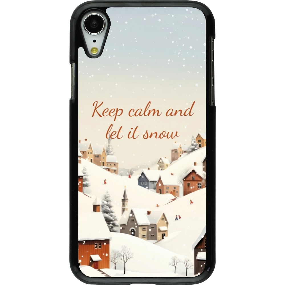 Coque iPhone XR - Winter 25 Winter Keep calm and let it snow