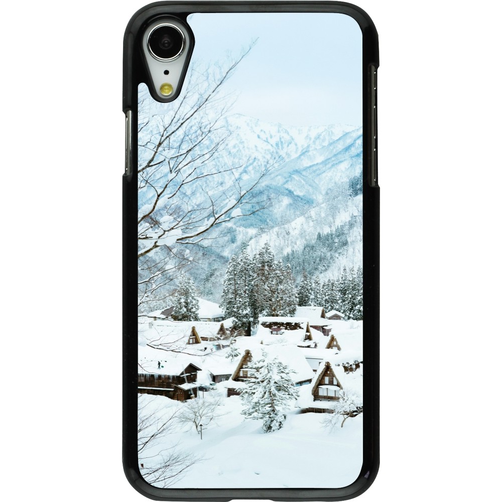 Coque iPhone XR - Winter 25 Winter snowy landscape