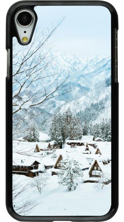 Coque iPhone XR - Winter 25 Winter snowy landscape