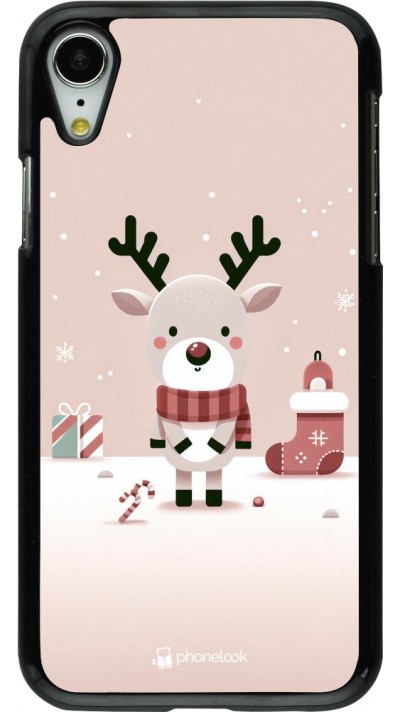 Coque iPhone XR - Noël 2023 Choupinette Renne