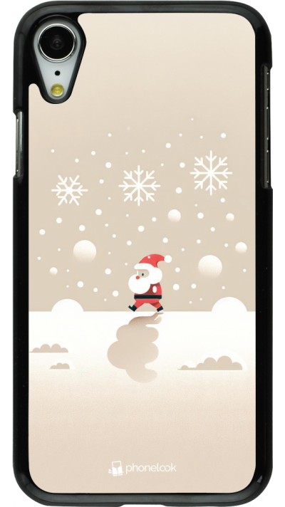 Coque iPhone XR - Noël 2023 Minimalist Santa
