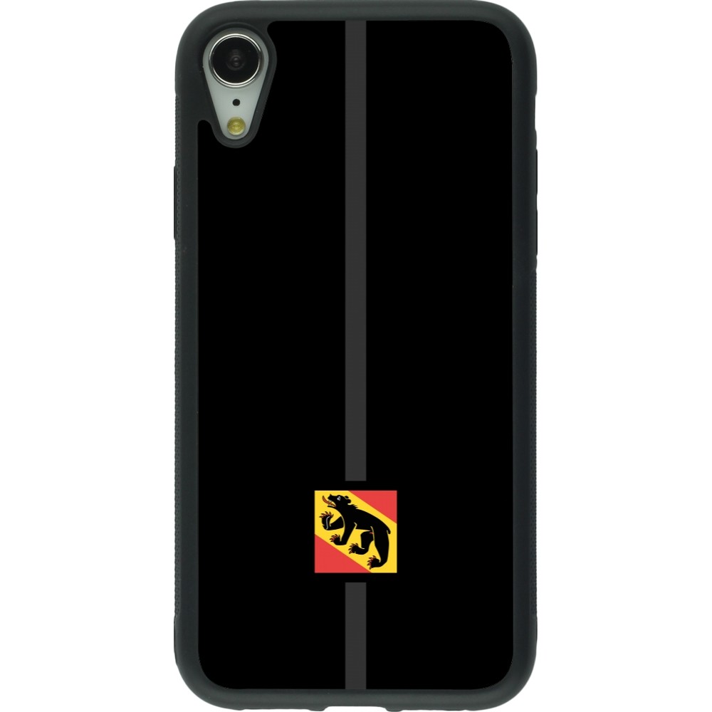 iPhone XR Case Hülle - Silikon schwarz Kanton BE schwarz
