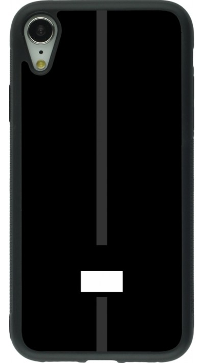 iPhone XR Case Hülle - Silikon schwarz Kanton FR schwarz