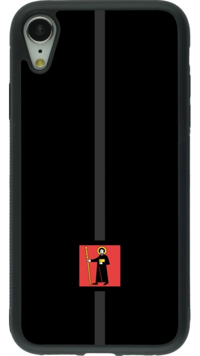 iPhone XR Case Hülle - Silikon schwarz Kanton GL schwarz