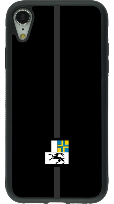 iPhone XR Case Hülle - Silikon schwarz Kanton GR schwarz