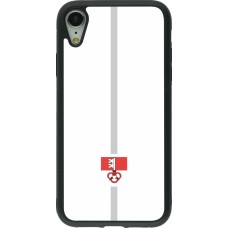 iPhone XR Case Hülle - Silikon schwarz Kanton OW weiss