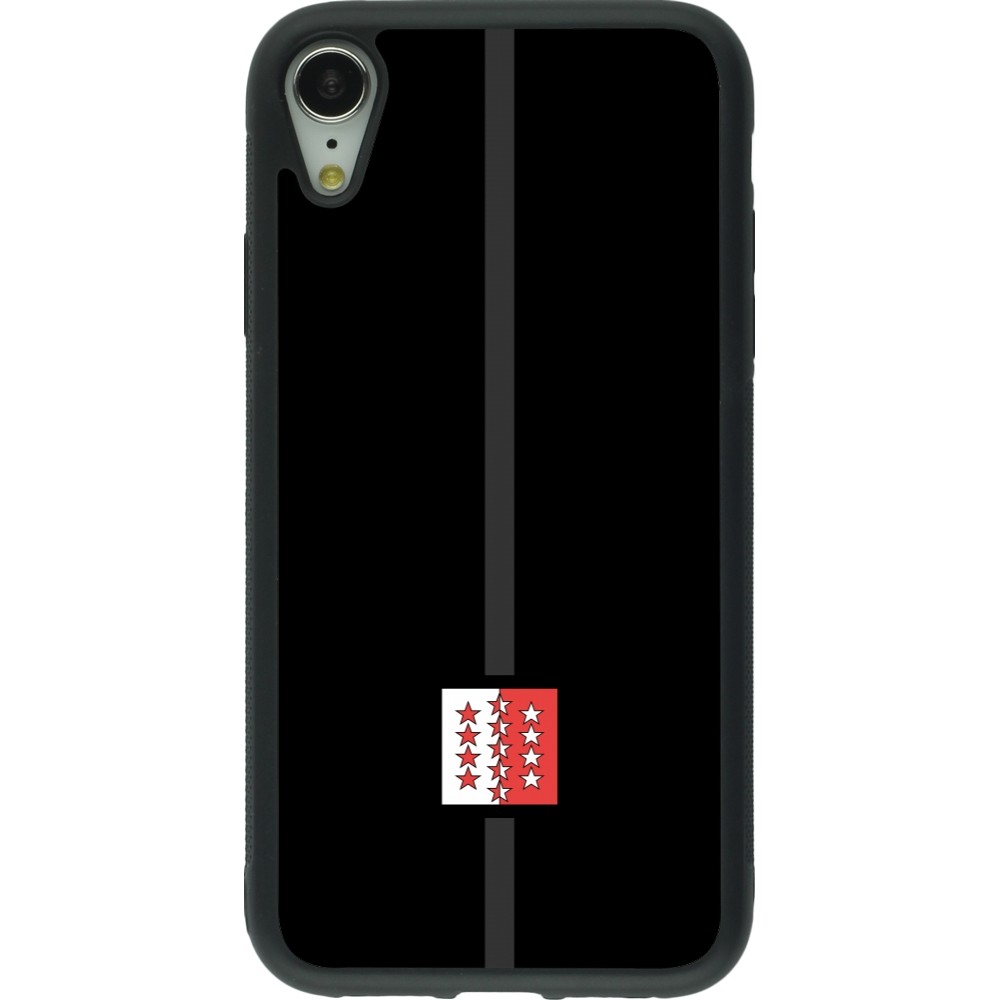 Coque iPhone XR - Silicone rigide noir Canton VS noir